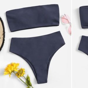 Bandeau bathing suit bikini